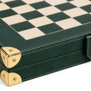 Ver mais imagens de Jogo Xadrez Nobless Verde com Detalhes em Dourado a: 26cm L: 45cm C: 75cm