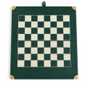 Ver imagem 4 de Jogo Xadrez Nobless Verde com Detalhes em Dourado a: 26cm L: 45cm C: 75cm
