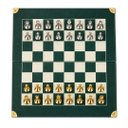 Ver imagem 3 de Jogo Xadrez Nobless Verde com Detalhes em Dourado a: 26cm L: 45cm C: 75cm
