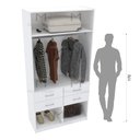 Ver imagem 3 de MÓDULO CLOSET M223.2021.B (CASA E LOJA) MUNDI MOVEIS