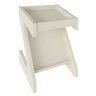 Mesa Lateral Hosin com Porta Revista Off White - 2