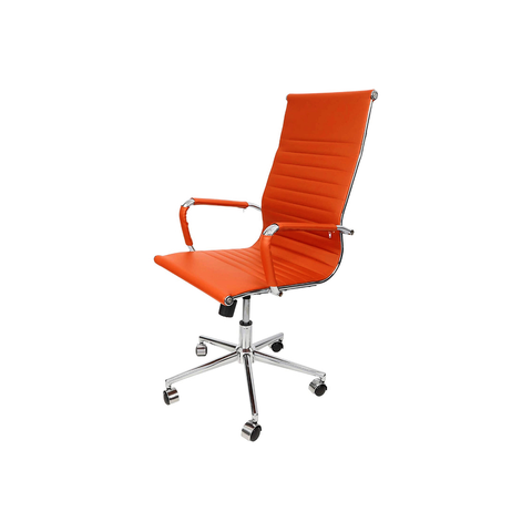 D821-4b-g - Cadeira Esteirinha Presidente Laranja - D821-4b-g Bering