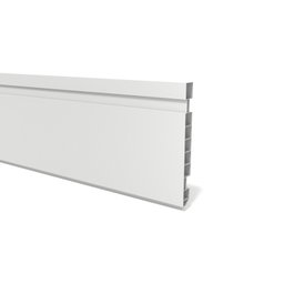 Rodape Pvc Branco 240x15cm Permatti Caixa C/ 10 Pçs - 1