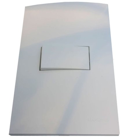 Conjunto 4x2 Linha Clean Branco Fosco