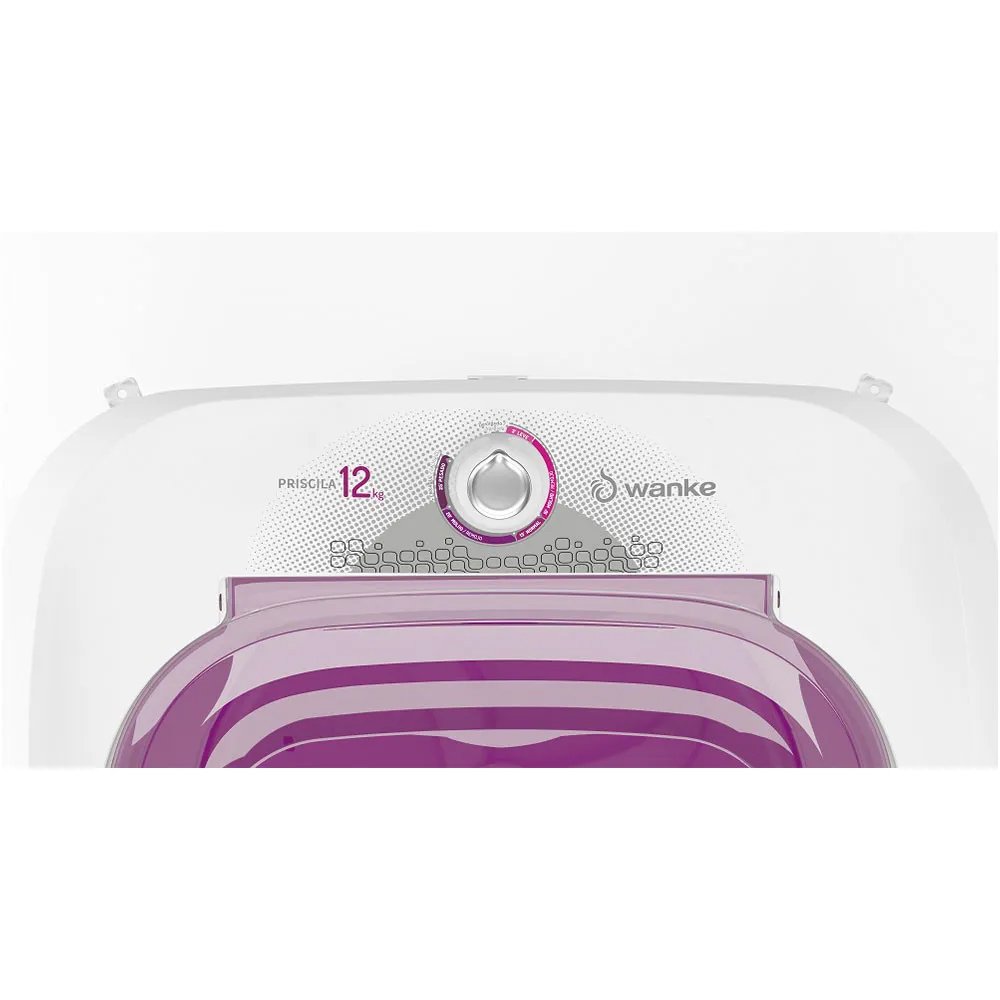 Máquina de Lavar Semiautomática Priscila 12Kg Wanke 220V - 2