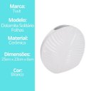 Ver imagem 4 de Vaso Cerâmica Solitário Folhas Dolomita Branco 25cm - Tuut