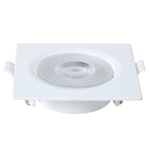 Spot Led Embutir Quadrado 6w 3000k – Branco Blumenau