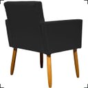 Ver imagem 5 de Kit 4 Poltronas Decorativa para Sala Recepção Consultório Nina Corino Cores Pé Palito 30 Cm Castanho