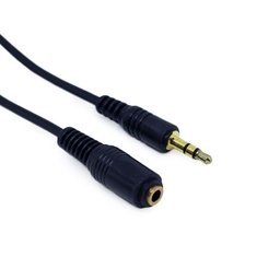 Kit 10 Peças Cabo Extensor P2 3,5 Mm para Fone de Ouvido 3 Metros - 3