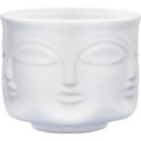 Ver imagem 1 de Zen Cachepô 10x11x11cm Cerâmica Branco