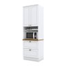 Torre Quente 1 Forno Nova York Branco HP com Tampo Nature – Henn - 1