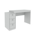 Ver imagem 2 de Conjunto Home Office com Escrivaninha 3 Gavetas e Estante para Livros Móveis