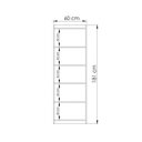 Ver imagem 5 de Conjunto Home Office com Escrivaninha 3 Gavetas e Estante para Livros Móveis