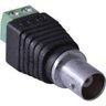 Kit 100 Plug Conector Bnc com Borne Fêmea - 6