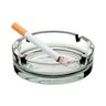 Cinzeiro de Vidro Redondo Liso Design Elegante 10,5cm - 3