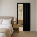 Ver imagem 1 de Porta Sanfonada Pvc 0,72x2,10m Multilit Preta