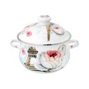 Ver imagem 5 de Caçarola Esmaltada Vintage 3,6l À Indução com Tampa Paris