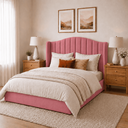 Ver imagem 5 de Cabeceira Cama Box Casal Queen 160cm Zoe Estofada Veludo Moderna