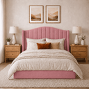 Ver imagem 1 de Cabeceira Cama Box Casal Queen 160cm Zoe Estofada Veludo Moderna
