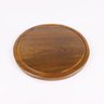 Tabua de carne redonda de madeira 39x39cm - 3