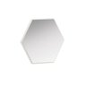 Painel Espelhado Narciso Hexagonal 34cm x 30cm 100% Mdf Off White - 1