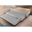 Ver imagem 6 de Cama Box Base C- 2 Auxiliares Solteiro Universal Bordado White (88x188x32) - Paropas