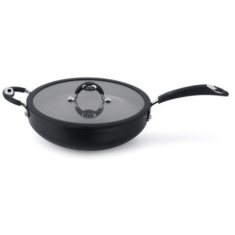 Frigideira Wok Multiflon Dom Ø30cm com Tampa 5,2 Litros