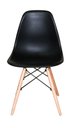 Ver imagem 7 de Conjunto de Jantar Eiffel: Mesa 120cm Preta e 6 Cadeiras Dkr - Design e Estilo