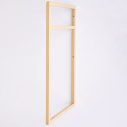 Estrutura para Prateleira 2 Niveis Industrial 50x30 Metal Dourado - 1