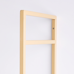 Estrutura para Prateleira 2 Niveis Industrial 50x30 Metal Dourado - 2