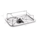 Ver imagem 2 de Réchaud Retangular sem Placa Difusora Aço Inox 3 peças Forma