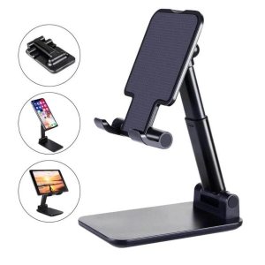 Suporte Smartphone Celular Portátil Mesa Universal Ajustável Preto Le-049
