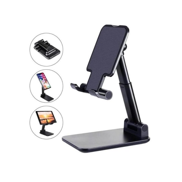 Suporte Smartphone Celular Portátil Mesa Universal Ajustável Preto Le-049