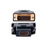 Adaptador Dvi D Macho 24+1 Dual Link Para Hdmi Fêmea - 1