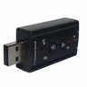 Adaptador Audio Placa De Som USB 7.1 Canais Notebook Pc - 2