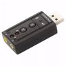 Adaptador Audio Placa De Som USB 7.1 Canais Notebook Pc - 1