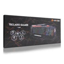 Teclado Gamer Hayom Semi-mecânico Com Luz Rgb Tc 3204 - 3