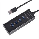 Ver imagem 1 de HUB USB 3.0 com 4 Portas e Led Indicador Exbom UH-30