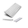 Mini Teclado Bluetooth Sem Fio para Tablet e Celular - Prata - 2
