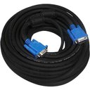 Ver imagem 1 de Cabo Vga 15m Monitor Lcd Pc Tv Projetor 15 Metros Blindado