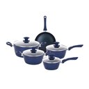 Ver imagem 1 de Jogo 5 Panelas Indução Safira 3.7mm Cerâmica Antiaderente