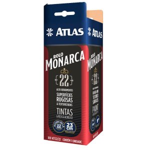 Rolo De Lã Sintética 23cm Atlas - Manta Com 22mm De Altura
