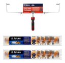 Ver imagem 1 de Kit 2 Rolo Antigota 46cm Big + Garfo Duplo Suporte Atlas