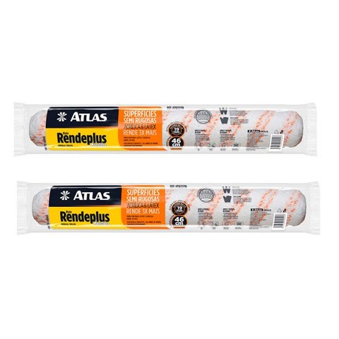 Kit 02 Rolo Big Rendeplus Microfibra 46cm At927/19 - Atlas