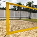Ver imagem 1 de Rede Multiuso Zaka Volei Beach Futevolei sem banda lateral Amarela 9,60m x 1m
