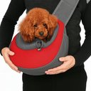 Ver imagem 1 de Bolsa Canguru Transporte Pet Cachorro Gato Modelo Tiracolo Comporta Celular Bolsos Laterais Uso Diar