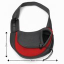 Ver imagem 7 de Bolsa Canguru Transporte Pet Cachorro Gato Modelo Tiracolo Comporta Celular Bolsos Laterais Uso Diar