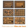 Capacho de Porta Fibra de Coco e Borracha 40x60cm - Rio Home Geométrico - 3
