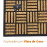 Capacho de Porta Fibra de Coco e Borracha 40x60cm - Rio Home Geométrico - 6