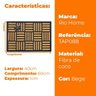 Capacho de Porta Fibra de Coco e Borracha 40x60cm - Rio Home Geométrico - 9